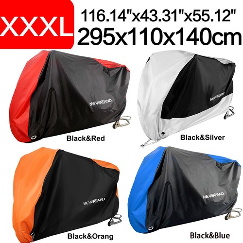 XXXL Motorcycle Cover Motorbike Cruiser Scooter Waterproof Rain UV Protector AU - Picture 15 of 25