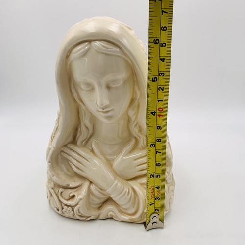 Inarco Planter Head Vase Virgin Mary Madonna Religious Japan E-4036 Vintage 6.5” - Picture 23 of 23