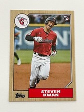 2022 Topps Archives Baseball 1987 Topps - Steven Kwan RC - Cleveland Guardians