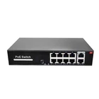 PoE Network Switch 10/100m Power Injector 8 Port + 2 Port Power Over Ethernet