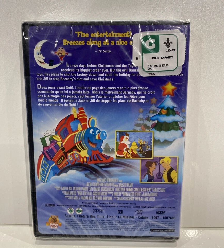 Babes In Toyland New Sealed DVD ( 1997) - Image 2 of 4
