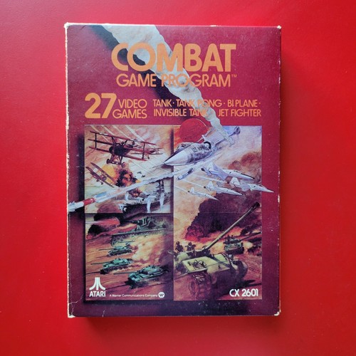 01 Combat Atari 2600 Gatefold Box Manual Game Works Vintage War Battle 7800 - Picture 10 of 19