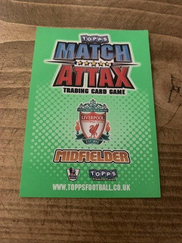 Joe Cole Liverpool Showboat Match Attax 2010/11 Football Card - Picture 2 of 2