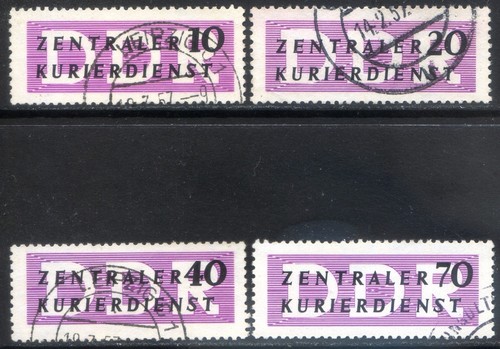 Germany GDR 1956 Centralized Courier Service No. 6/9 used (l462)