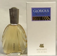 2 Bottles Glorious by Gloria Vanderbilt  Eau de Toilette RARE 1.7 fl oz pl read