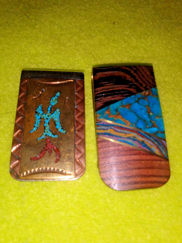 Lot of Two SOUTHWESTERN MONEY CLIPS - Picture 7 of 8