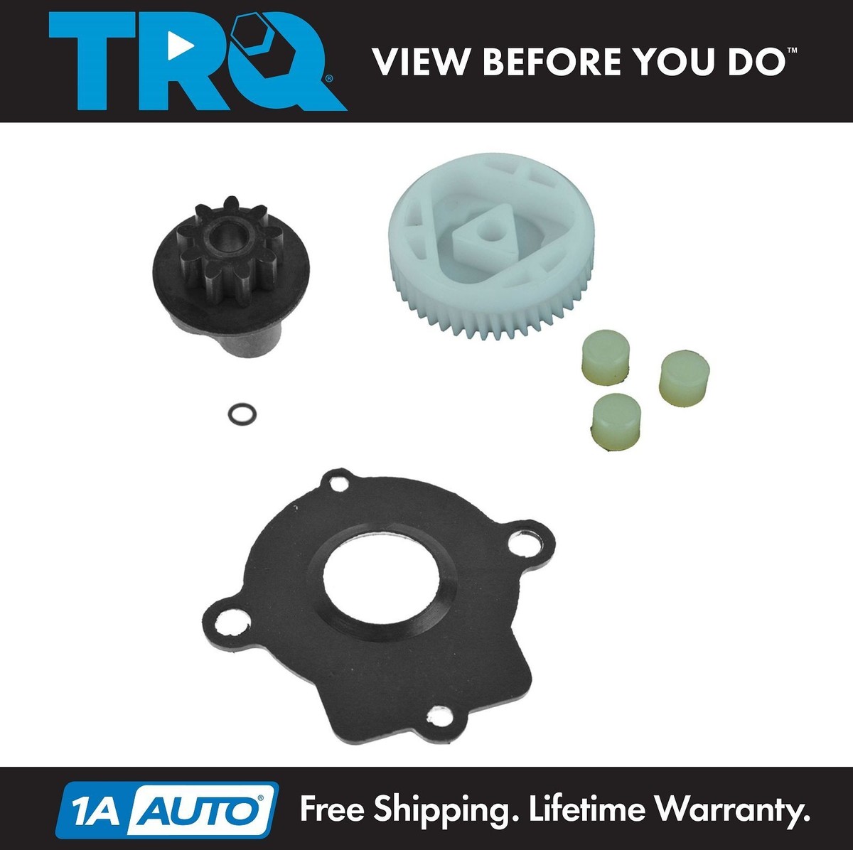TRQ Power Window Regulator 45 Spline 9 Tooth Gear NEW for Ford 