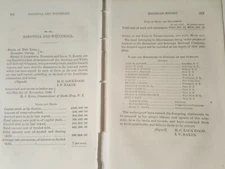 1866 NY RR report SARATOGA & WHITEHALL RAILROAD Moreau Waterford Troy train 
