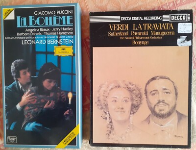 PACK OPERA CASSETTE  LA BOHEME + LA TRAVIATA 