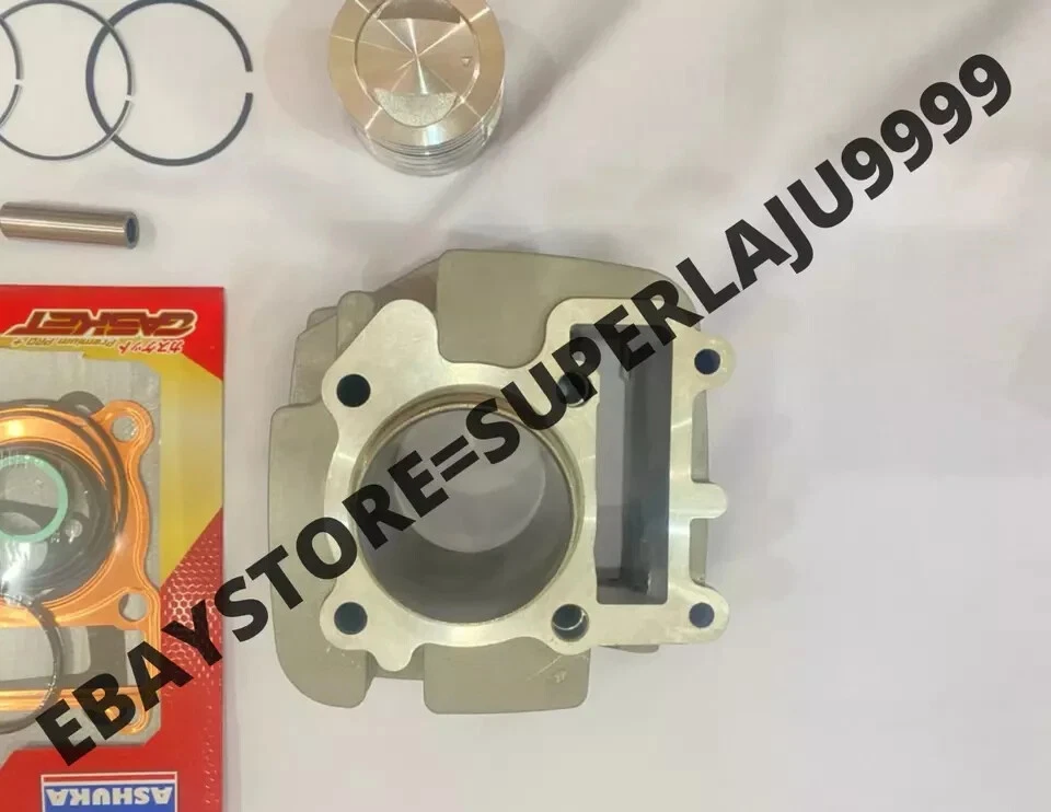 Yamaha TTR110 TT-R 110E Big Bore Kit 128cc with Cylinder Head Set Big Valve - Image 3 of 4