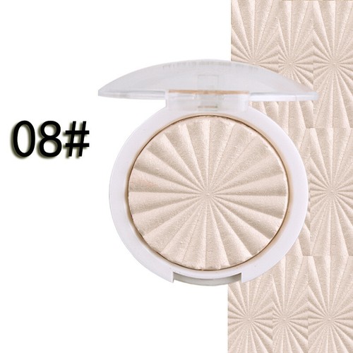 Cosmetic Pearl Velvet High Gloss Face Contour Bronzer Highlighter Baked Powder - Picture 9 of 18