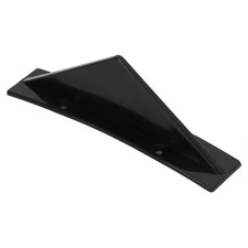 4pcs Rear Bumper Diffuser ABS Curved Glossy Black Spoiler Fin Fit For Car