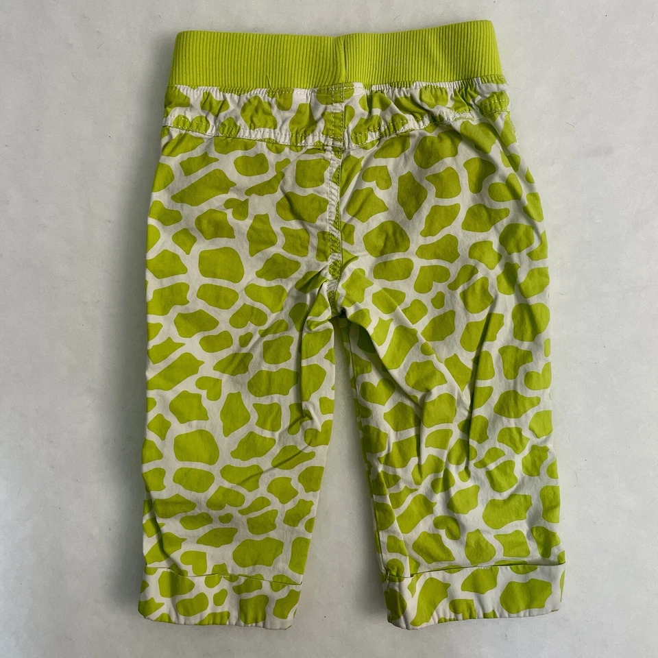 Jumping Beans Girl’s Lime Green Casual Pants With Ankle Cuff And Bow Sz 5 - Изображение 2 из 4