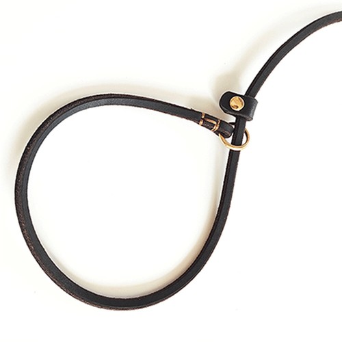 Leather Dog Show Slip Lead Puppy Small Dog P Lead Choke Training Lead* - Picture 13 of 21