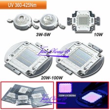 3W 10W 50W 100W 365NM 380NM 395NM UV Ultra Violet High power LED  for Aquarium