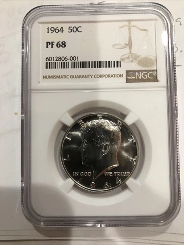 1964 Kennedy Half Dollar In  NGC PF 68!!