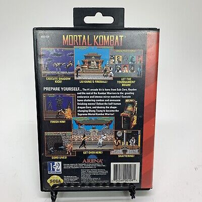 Mortal Kombat Sega Genesis 1993 Game And Case No Manual Mortal Kombat Sega Genesis 1993 Game And Case No Manual