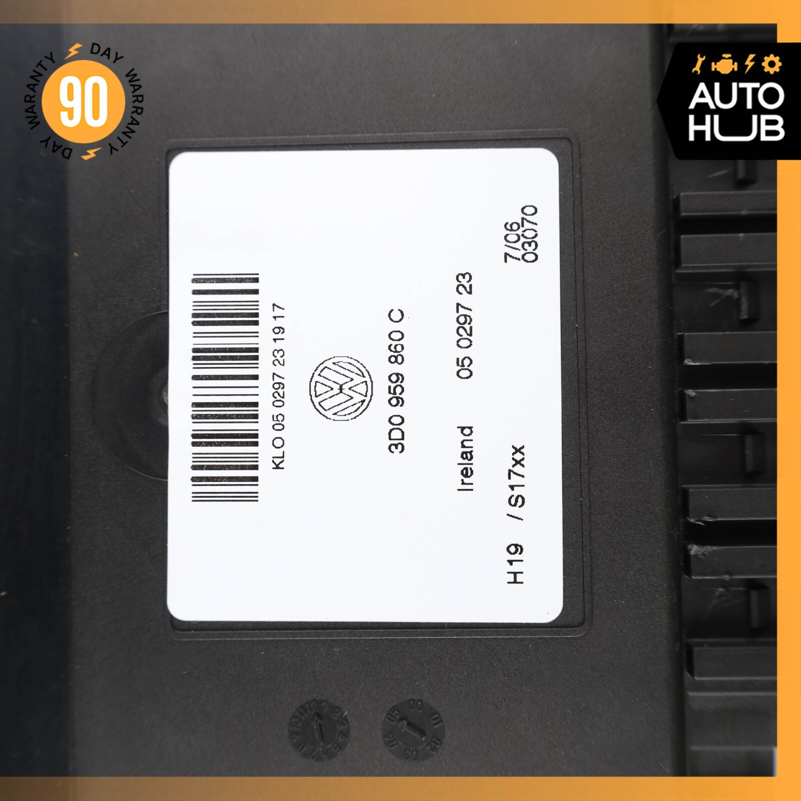 06-13 Bentley Continental Flying Spur Rear Seat Control Module OEM 53k