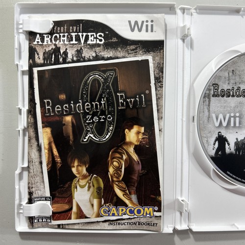 Resident Evil Archives Zero 0 Nintendo Wii CIB Complete Tested Working Very Good - Picture 3 of 9