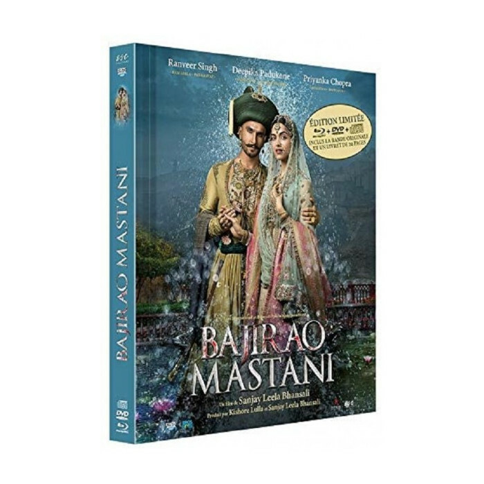 Movie Bajirao Mastani In Prime Bajirao Mastani Combo Blu-Ray DVD New