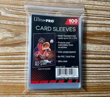 100 Ultra Pro Standard Penny Soft Card Sleeves Acid Free