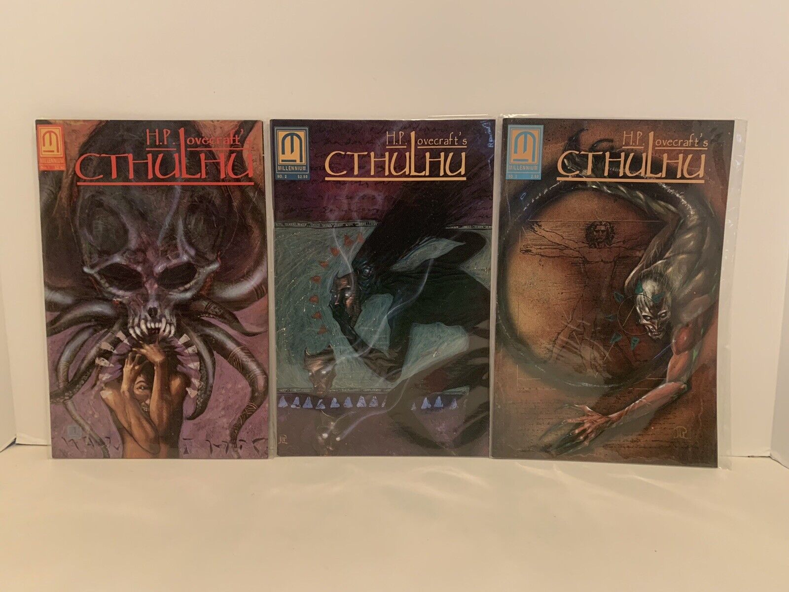 Complete Set HP Lovecrafts Cthulhu 1-3 Millennium