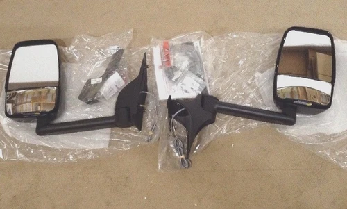 VELVAC 2020SS MIRROR SET CHEVY/GM G-VAN BUS 96" BODY PWR/HEAT W/ SWITCH KIT & HW