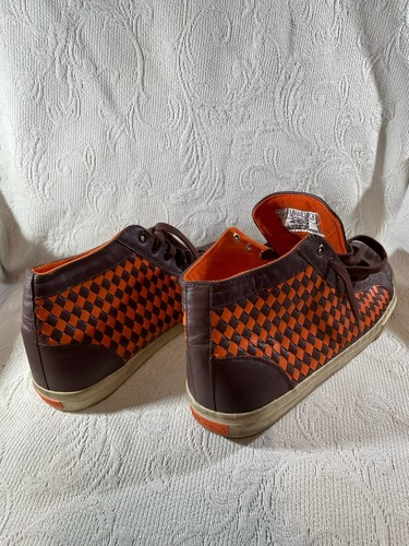 Umbro by Kim Jones H/W-R Size US 10 M EU 43 Men's Mid-Top Sneakers Brown/Orange - Picture 3 of 9