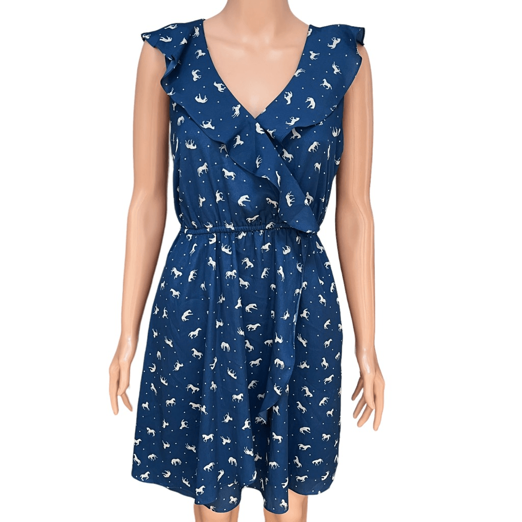 bcbgeneration blue dress BCBG off-shoulder blue dress