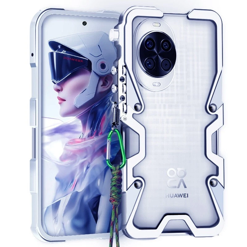 Funda protectora de metal con tornillo ultra blindado para Huawei Nova Y73 13i 13 11 Pro 14 Lite 12 Foto 3 de 4