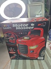 Kids Truck Engine Toy Mechanic Playset with Lights Sounds Steering Wheel 61-Pc