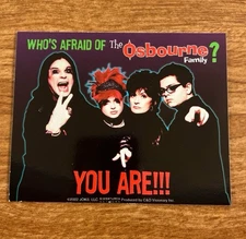 RARE 2002 The Osbournes Family Official Sticker