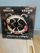 DAVE GRUSIN DON GRUSIN STICKS AND STONES LP  GRP 1st PRESS VINYL 1988 Sealed NEW