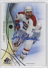 2024-25 Upper Deck SP Game Used Legends Blue Larry Robinson #180 Auto HOF 0s8s