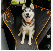 Dog Car Seat Cover for Back Seat, Waterproof Seat Protector Scratchproof ,Black
