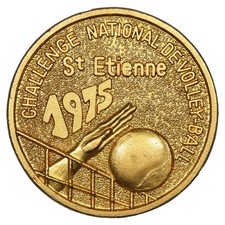 France - médaille 1975 Challenge de Volley-Ball - St-Etienne - ASCEE Loire (42)