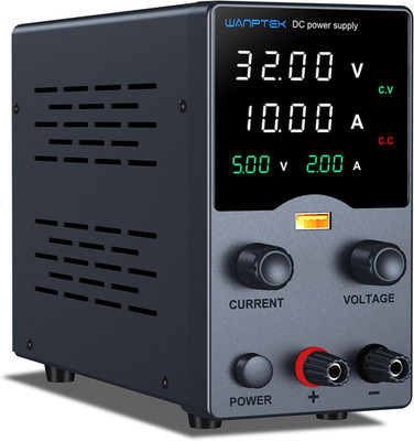 Wanptek DC Power Supply Variable 30V 10A, Adjustable Bench Power Supply with Pre