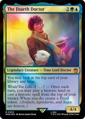 MTG The Fourth Doctor [Doctor Who] Foil Near Mint Magic