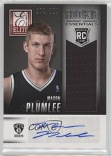 2013 Elite Rookie Essentials Materials Signatures 172/299 Mason Plumlee Auto 2d0