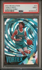LaMelo Ball 2021 Revolution Vortex Cubic 41/50 #27 PSA 9 Charlotte Hornets