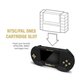 Hyperkin SupaBoy Blackgold Portable Pocket Console for Super NES/Super Famicom