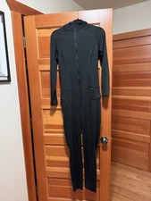 Patagonia Capilene Thermal Weight One-Piece Suit Women's Med Black Free Shipping