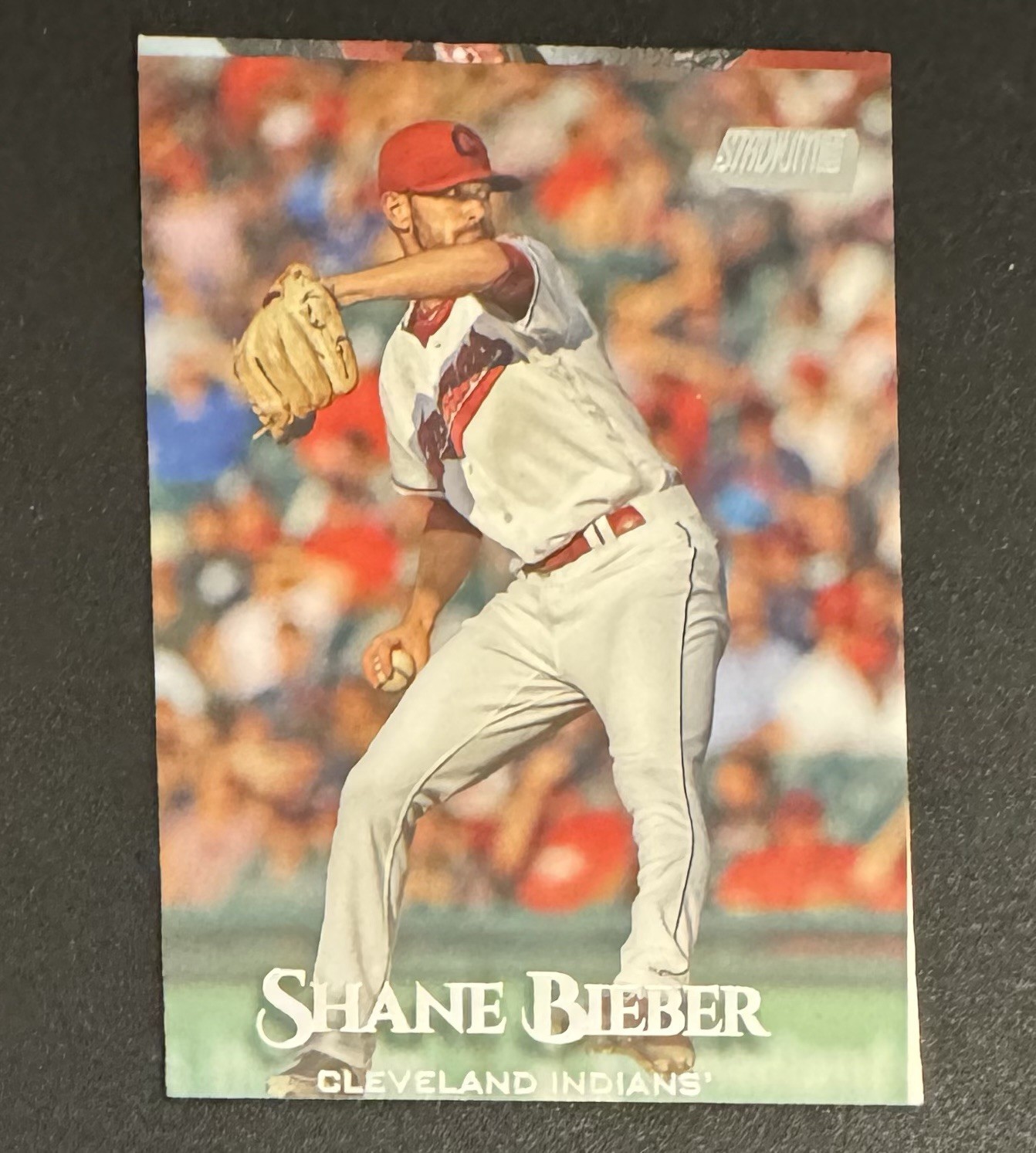 Shane Bieber 2019 Stadium Club Justin In Bio UER Miscut #72 - Cleveland