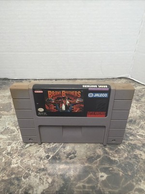 Brawl Brothers (Super Nintendo, SNES) Authentic & Tested Cartridge Cosmetic