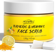 Face Scrub Turmeric and Vitamin C, Facial Peeling Cream Organics