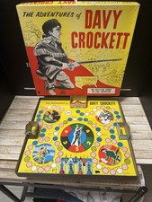1955 Adventures of DAVY CROCKETT Game By American Toys Harett-Gilmar - Ex Cond.