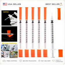 0.5ml/cc 30G 5/16 Inch , U-100 Syringes, Individual Package Pack of 30.... - USA