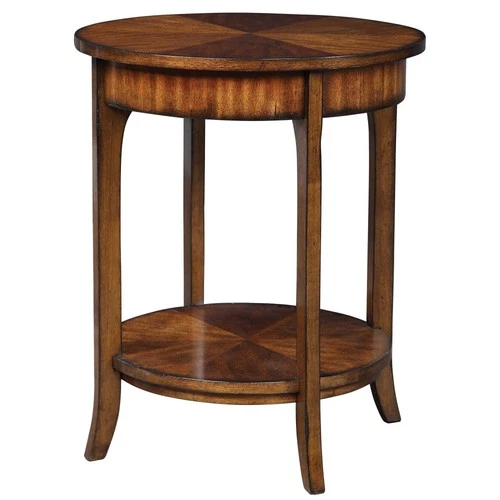 Carmel - 26.5 inch Round Lamp Table - 22 inches wide by 22 inches deep Accent - Picture 1 of 9