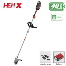 HENX Brush Cutter 680W Fold Shaft Cordless String Trimmer 40V w/ 2.5 AH Battery