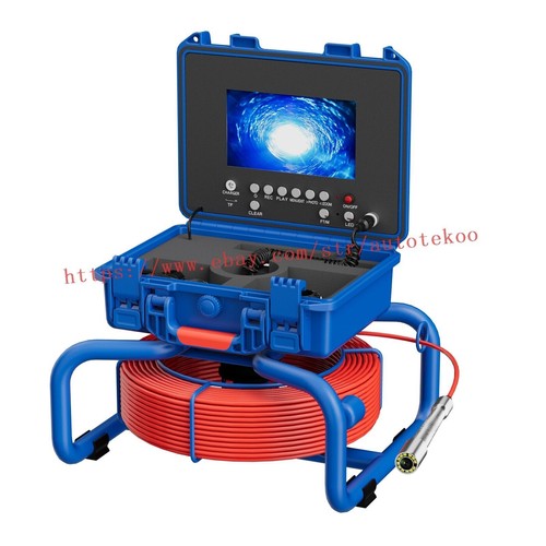 7inch Sewer Pipe Inspection Camera 30M Drain Sewer Pipeline Industrial Endoscope - Picture 13 of 20
